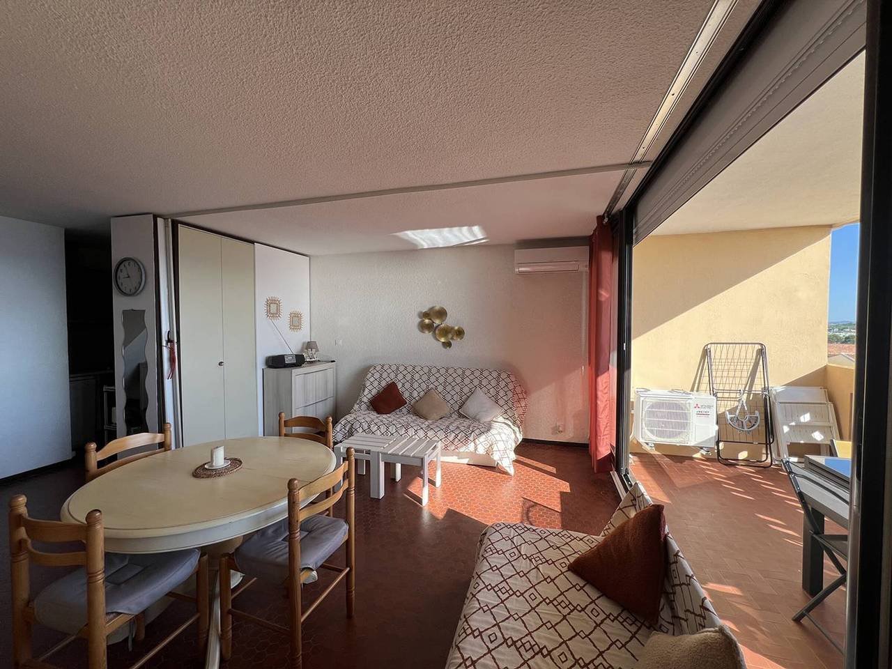 Appartement entier, Appartement T2 Climatisé avec Piscine, Terrasse et Accès Direct Plage, 4 Couchages – Le Barcarès in Le Barcarès, Côte d'Améthyste