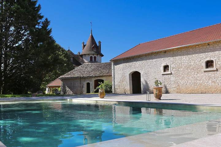 Château pour 15 personnes, avec jardin dans le Tarn-et-Garonne