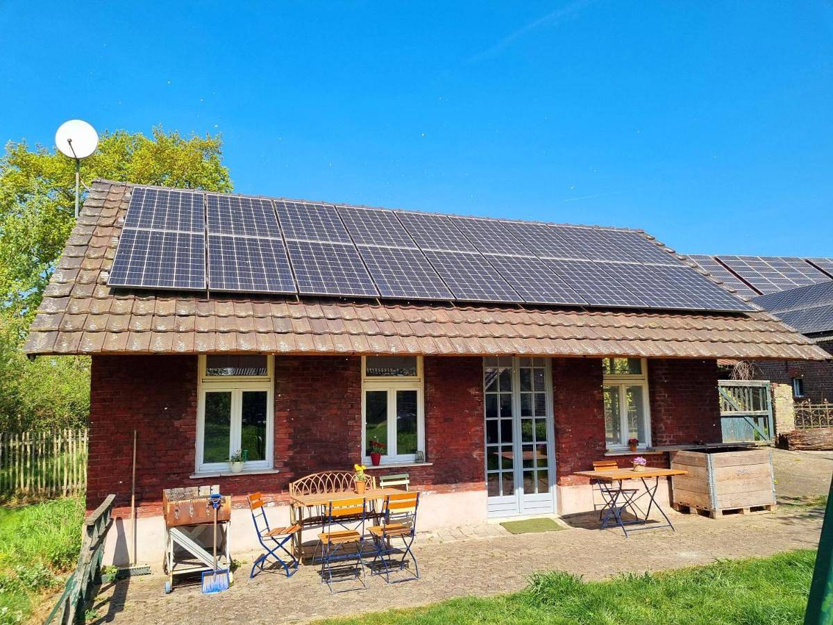 Das alte Backhaus auf dem Bio-Bauernhof in Kevelaer, Niederrhein