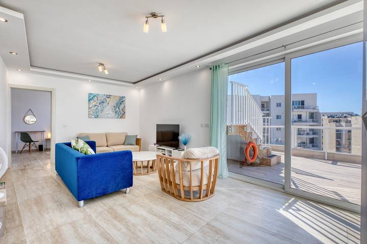 Gîte pour 4 personnes, avec terrasse dans St. Paul's Bay - 2