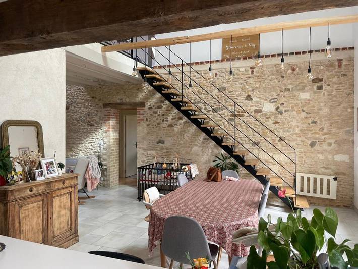 Location de vacances pour 9 personnes, avec terrasse dans Fillé sur Sarthe