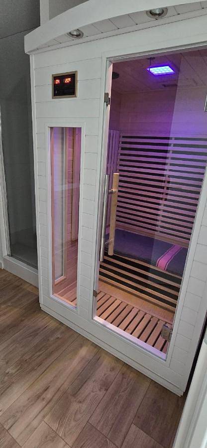 Maison de vacances pour 4 personnes, avec vue et sauna