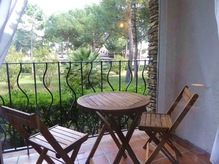 Studio pour 4 personnes, avec balcon, animaux acceptés