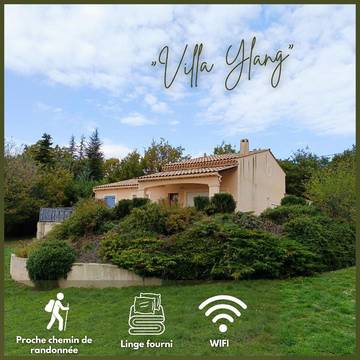 Cottage pour 7 personnes, avec jardin et vue à Cruis