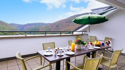 Ferienhaus für 10 Personen, mit Balkon und Sauna sowie Whirlpool und Pool im Nationalpark Eifel