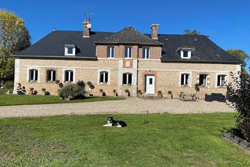 Gîte pour 9 personnes, avec jardin à Bosville