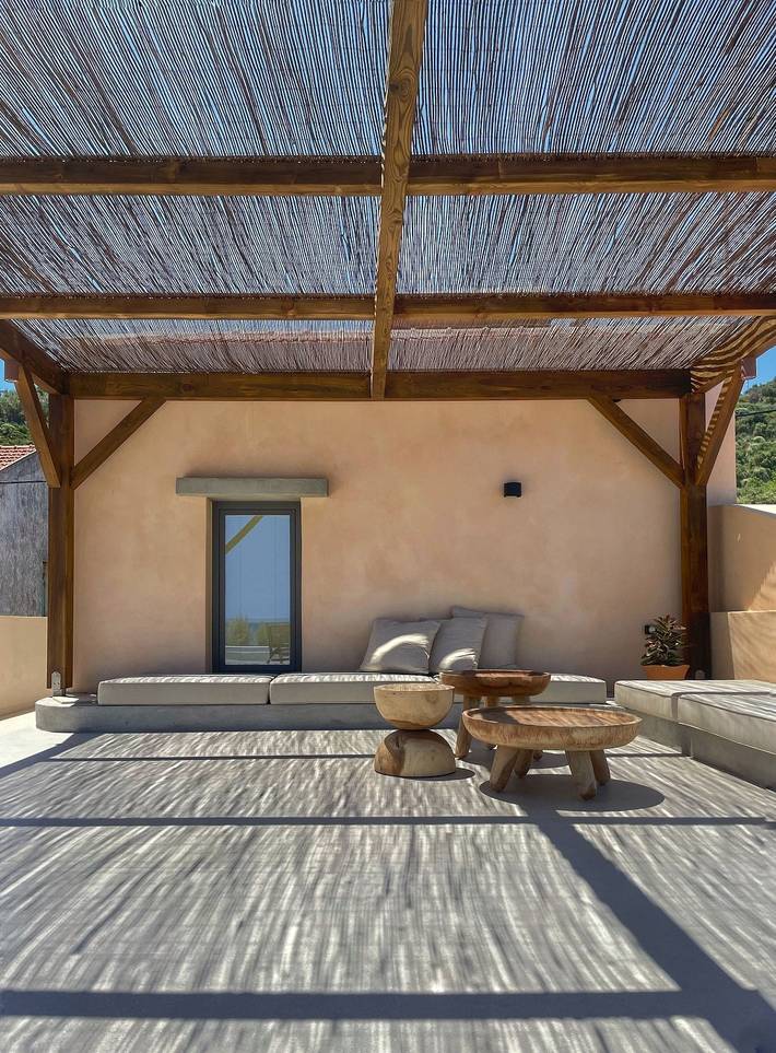 Location de vacances pour 7 personnes, avec vue sur l’océan et jardin dans Kalyves - 2