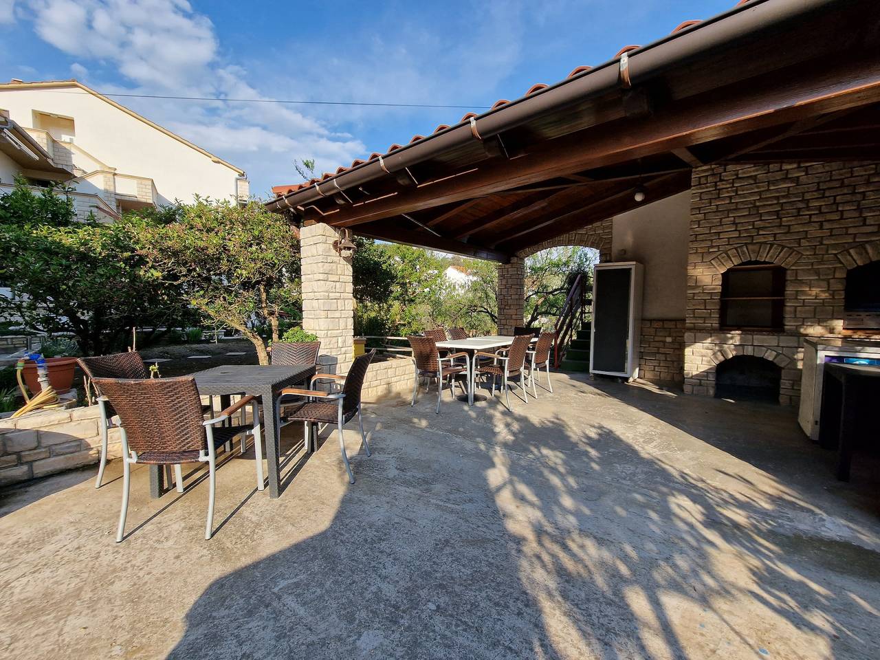 Ganze Wohnung, Studio Appartement mit Terrasse und Meerblick Kampor, Rab As-5037-c in Kampor, Rab