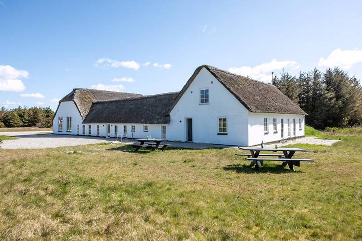Ferieudlejning for 14 personer, med Jacuzzi og Terrasse samt Sauna i Vedersø Klit