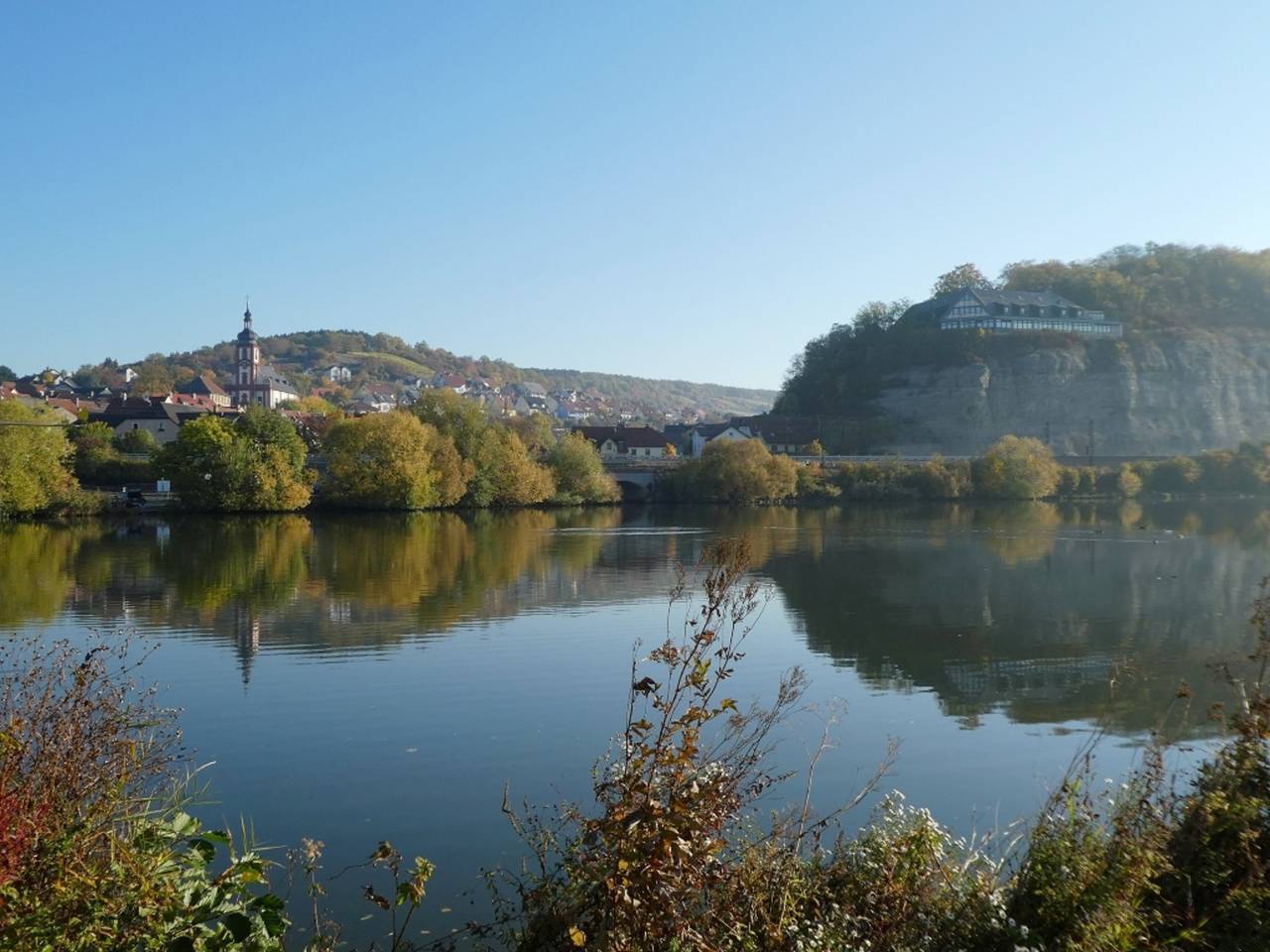 Ifam - Ihr Ferienhaus am Main - Ferienhaus am Main (80qm) mit voll ausgestatteter Küche in Zellingen, Fränkisches Weinland