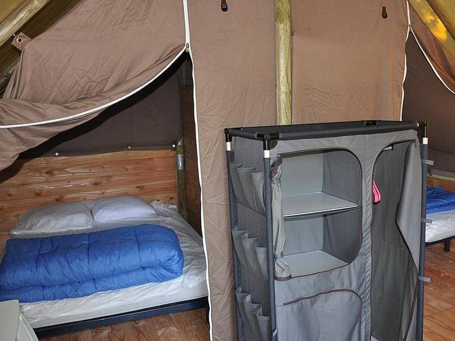 Camping Brantôme Peyrelevade - Tienda de lona y madera 4 personas - Amazonas (sin instalaciones sanitarias) in Brantôme en Périgord, Périgord Vert