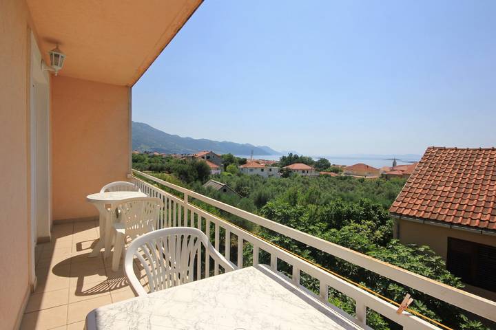 Ferienwohnung für 3 Personen, mit Balkon/Terrasse in Orebic