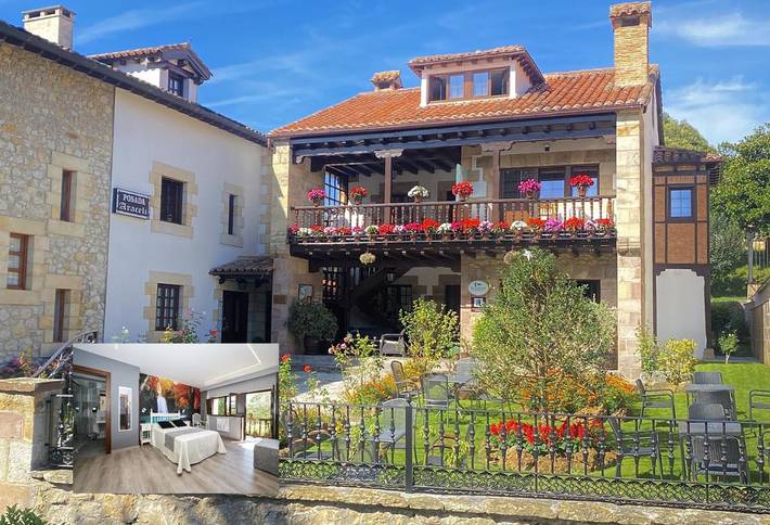 Apartamento para 2 personas, con vistas y jardín, Familias con niños en Santillana del Mar