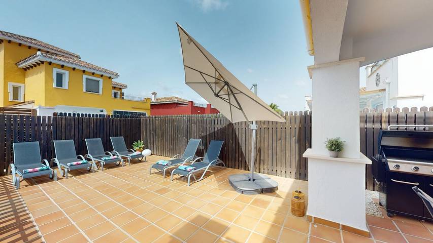 Chalet para 6 personas, con jardín y balcón, Familias con niños en Campo de Cartagena - 2