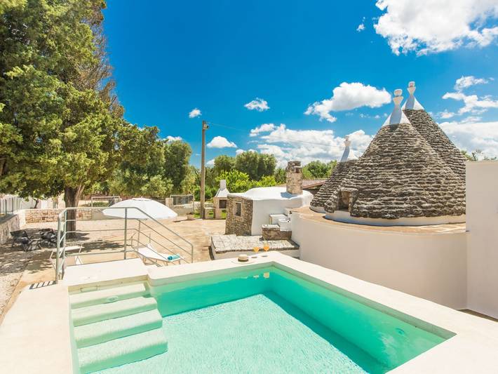 Ferienhaus für 5 Personen, mit Garten und Pool