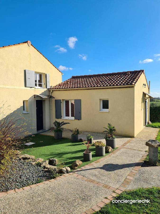 Maison de vacances pour 3 personnes, avec vue ainsi que terrasse et jardin - 1