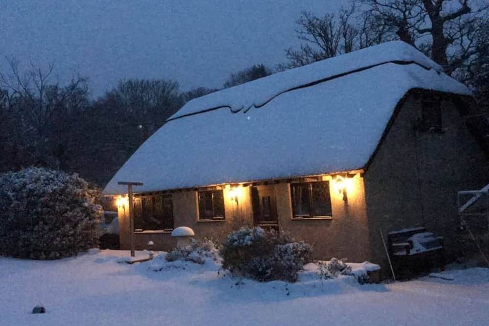 Thatched cottage with hot tub, games room, and garden – ideal for romantic breaks or family escapes in Burley, Hampshire