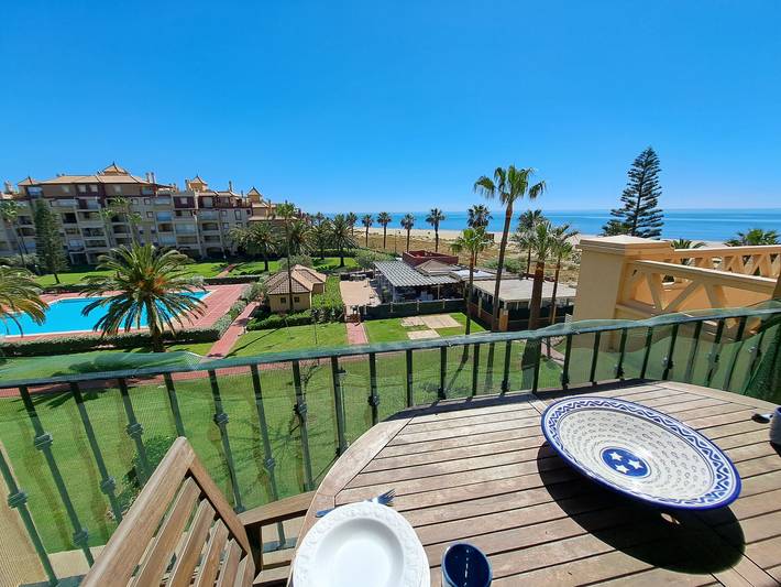 Apartamento para 5 personas, con jardín y terraza en Isla Canela