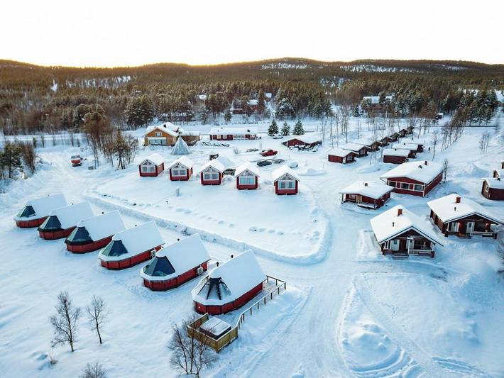 Fjellhytte for 2 personer, Jacuzzi og Terrasse i tillegg til Hage og Sauna i Lappland