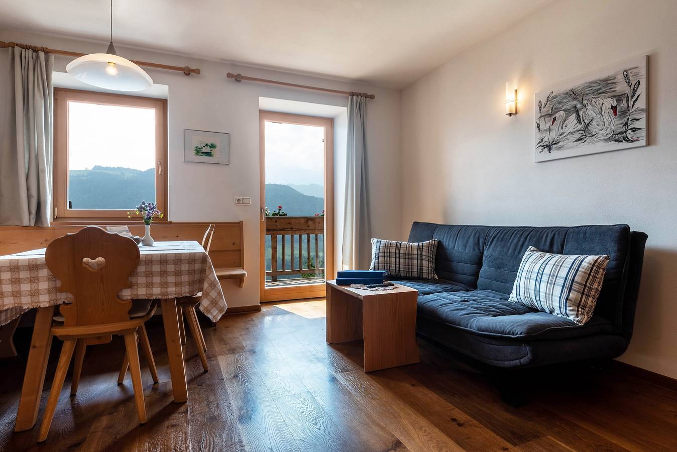 Ganze Wohnung, Ferienwohnung "Schlern Winklerhof" mit Bergblick, Garten und Wlan in Villanders, Sarntaler Alpen