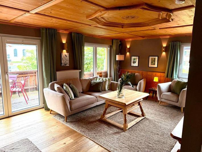 Ferienwohnung für 4 Personen, mit Balkon und Ausblick