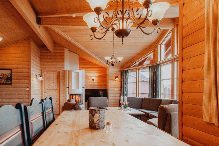 Bungalow für 9 Personen, mit Terrasse und Ausblick sowie Sauna in Norwegen - 3