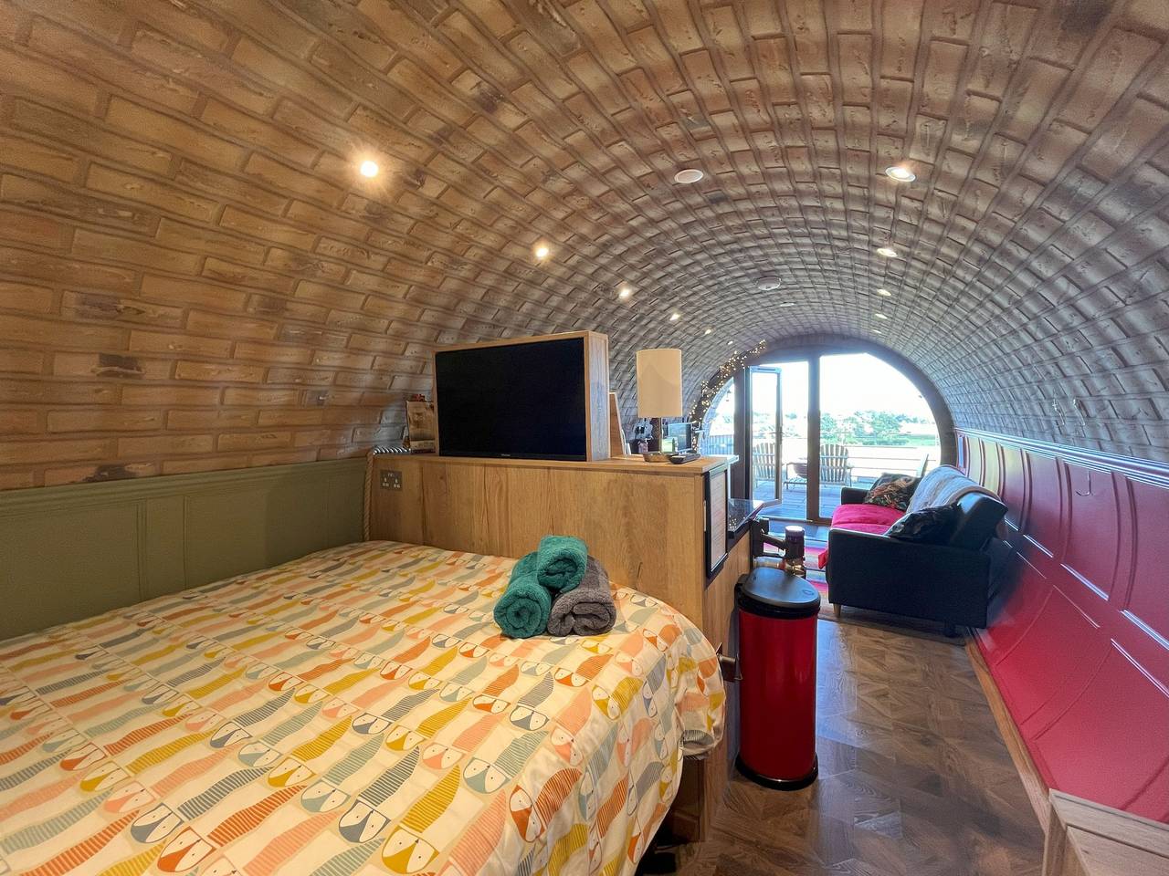 Glamping für 4 Personen mit Whirlpool in Powys