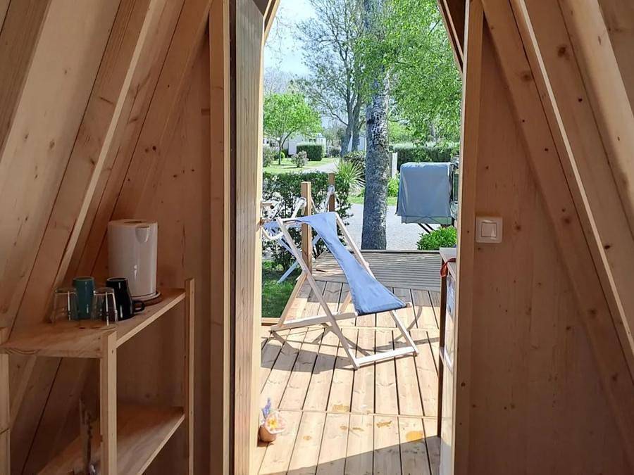Camping Kerlaz - Einzigartig 2 personen - Cabane Tipi 2 (ohne eigene Sanitäranlagen) - 12m² - 1 Schlafzimmer in Tréguennec, Côte de Cornouaille