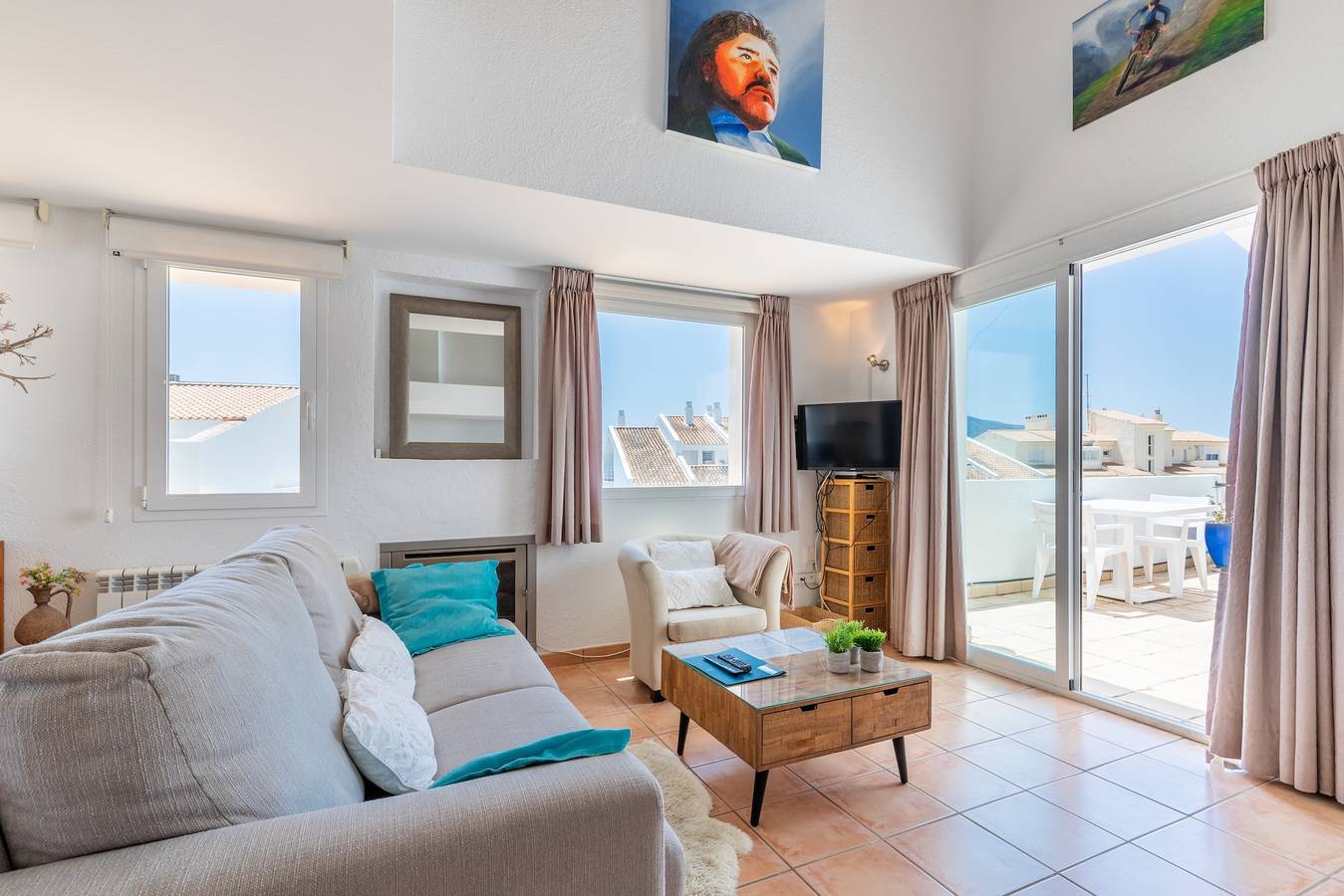 Ganze Wohnung, Ferienwohnung 'Penthouse Center Altea' mit Meerblick, Wlan und Klimaanlage in Altea Dorf, Altea