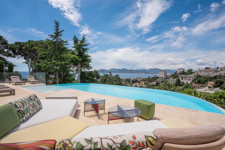 Villa für 14 Personen, mit Terrasse und Garten sowie Pool in Cannes
