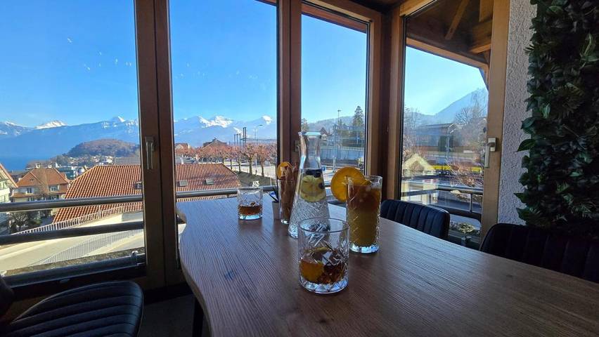 Ferienwohnung für 4 Personen, mit Balkon und Ausblick sowie Seeblick - 1