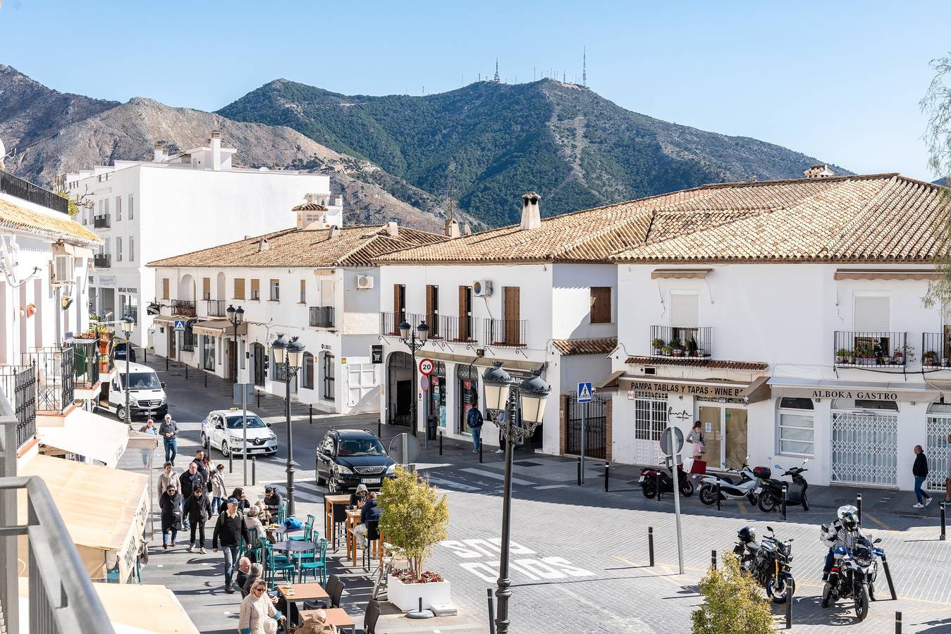 Ganze Wohnung, Ferienwohnung ' Mirage Mijas centro' mit Bergblick, Wlan und Klimaanlage in Mijas Pueblo, Mijas
