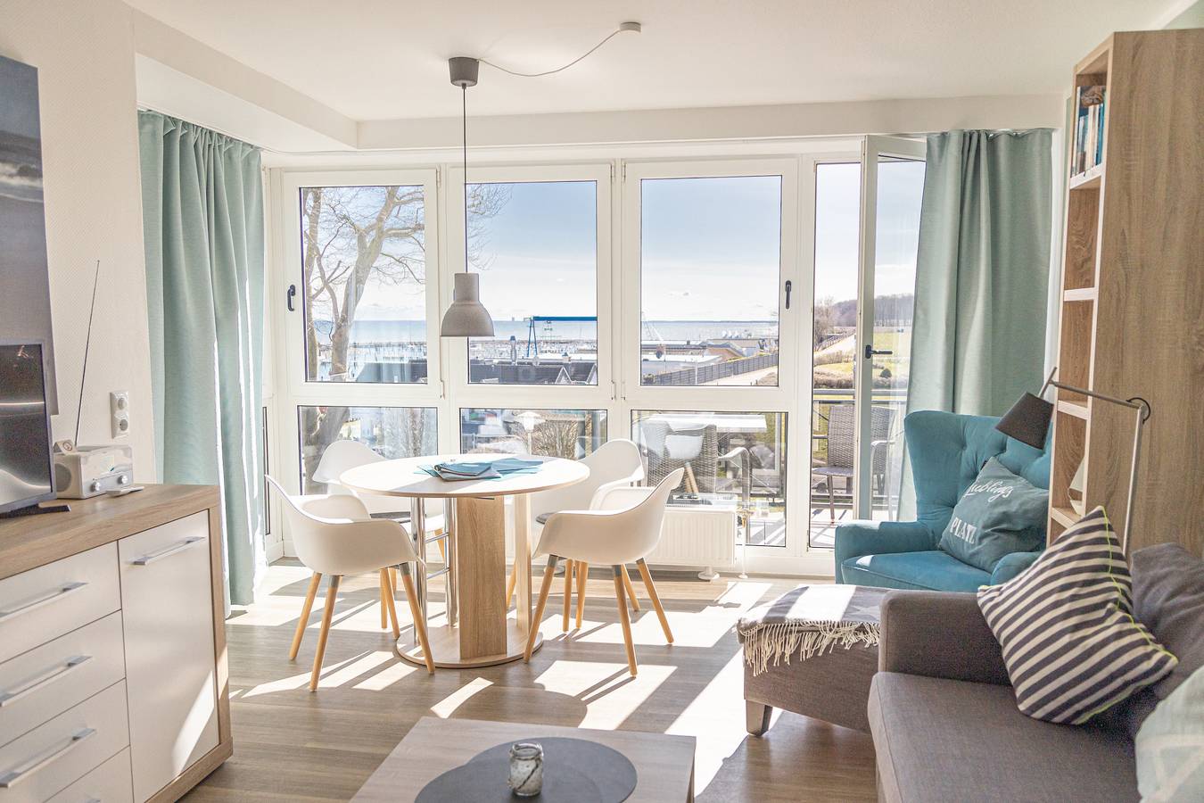 Ganze Ferienwohnung, Strandhaus am Yachthafen App. 6 mit herrlichem Ostseeblick in Grömitz, Ostholstein