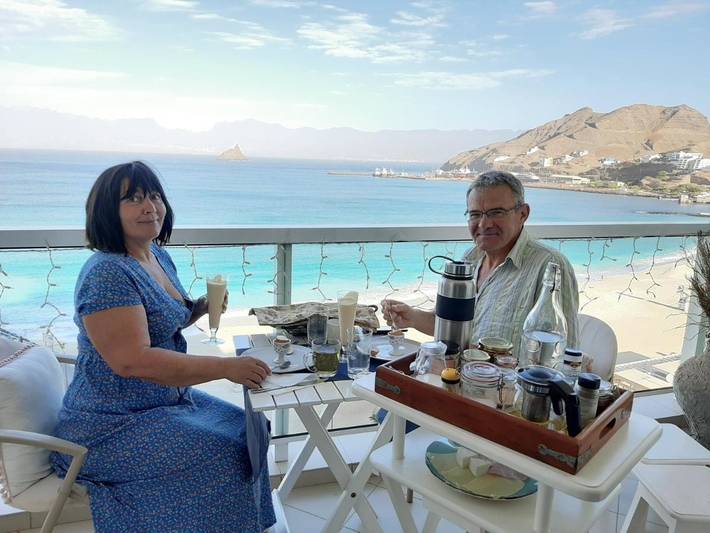 Chambre d’hôte pour 2 personnes, avec terrasse et vue dans São Vicente - 3