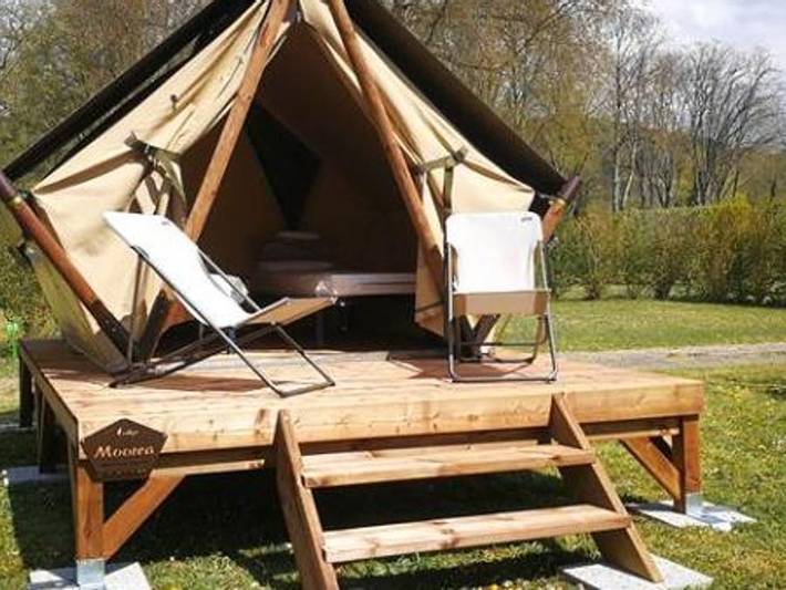 Camping Domaine De Sery - Lodge 2 personen - Lodge Moorea in Bouttencourt, Abbeville und Umgebung