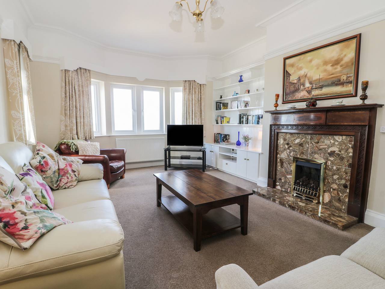 Seascape in Bridlington, East Riding of Yorkshire