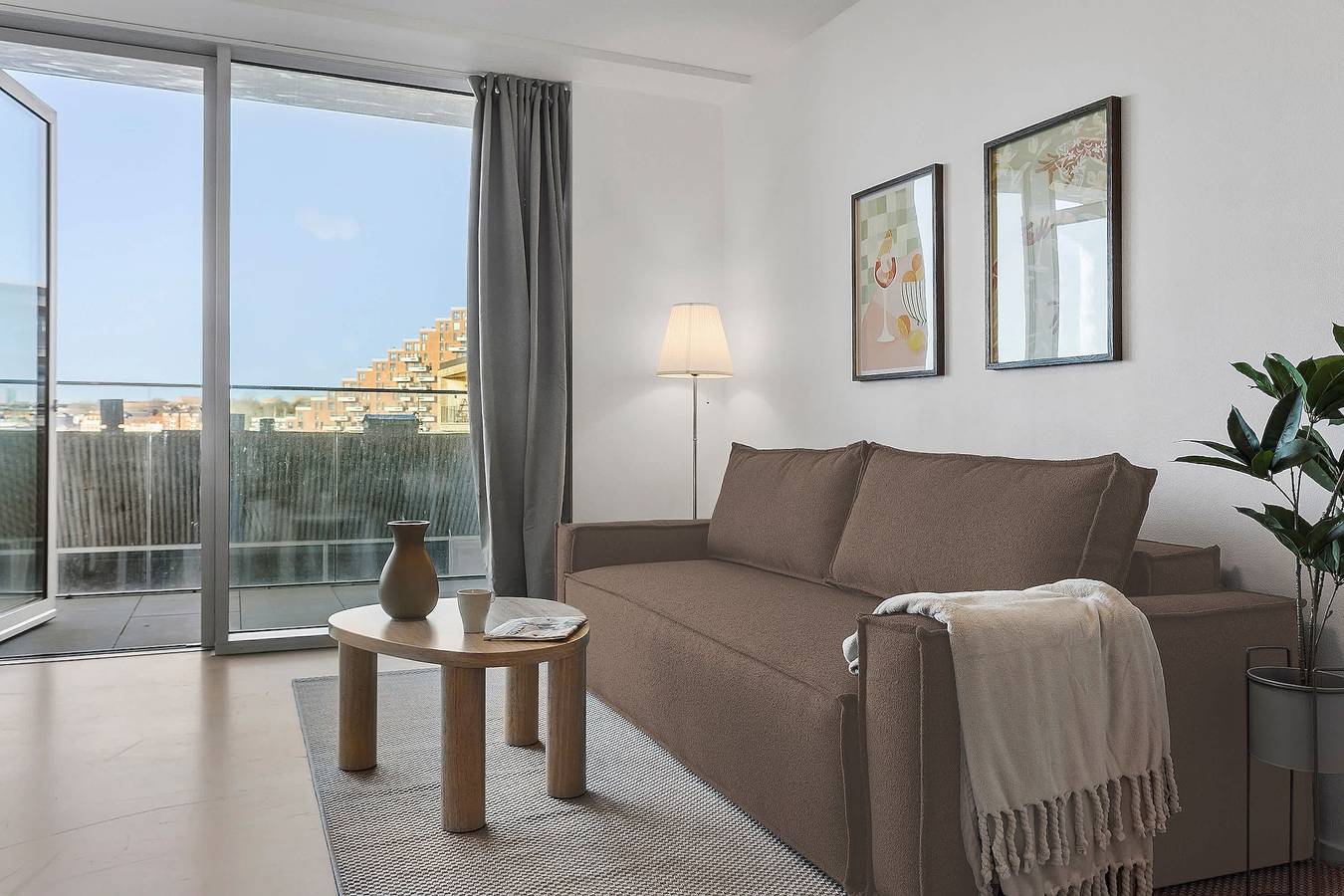 Ganze Wohnung, Ferienwohnung für 8 Personen mit Seeblick in Aarhus, Aarhus und Umgebung
