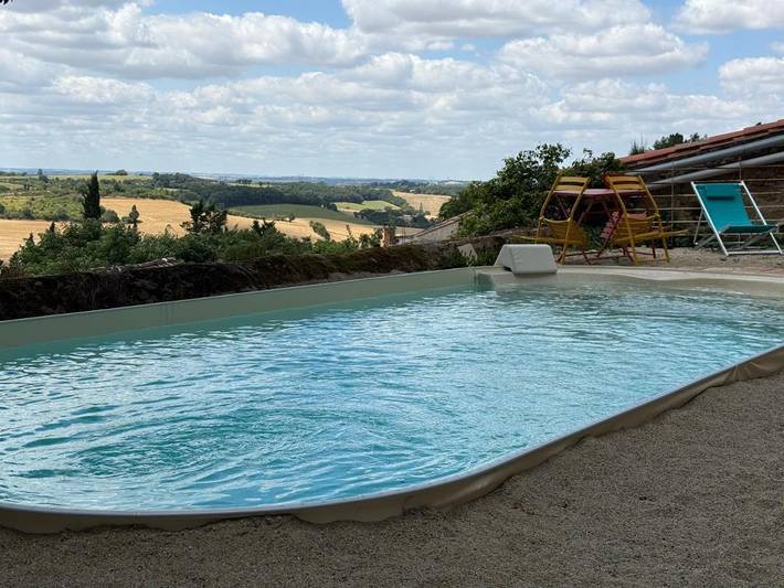 Gîte pour 4 personnes, avec piscine et vue à Saint-Félix-Lauragais - 2