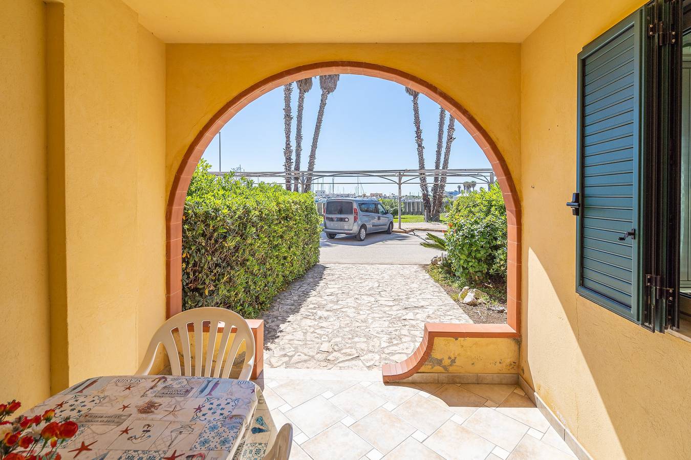Appartement entier, Appartement 'Lorenzo' avec vue sur la mer, Wi-Fi et climatisation in Marzamemi, Pachino