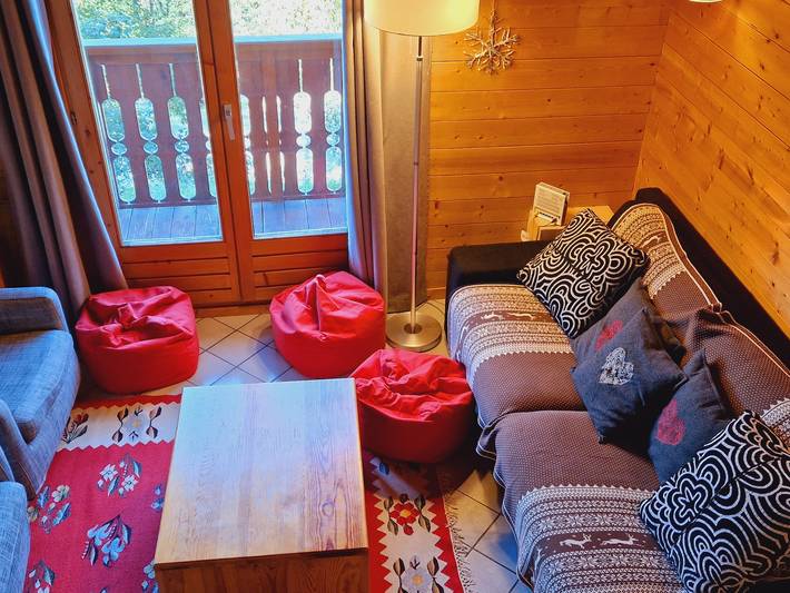 Chalet familiar con chimenea en La Plagne, cerca de la estación in La Plagne, Aime-la-Plagne