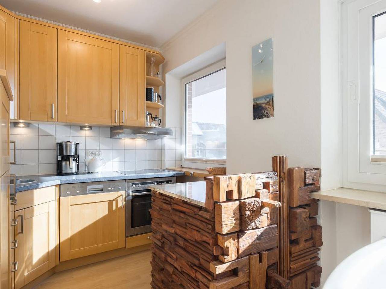 Ganze Wohnung, Moderne 2-Zimmer-Wohnung mit Südbalkon, Smart-Tv und Sauna in Westerland in Westerland, Sylt (Gemeinde)