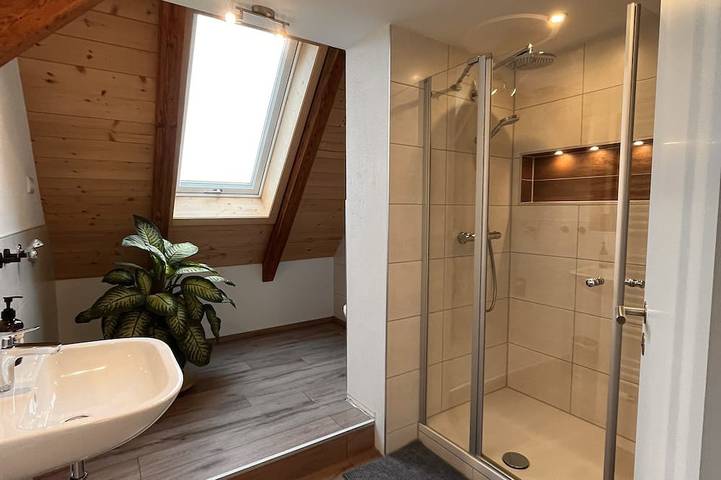 Ferienwohnung für 6 Personen, mit Balkon und Whirlpool sowie Garten und Sauna in Hohenberg an der Eger - 4