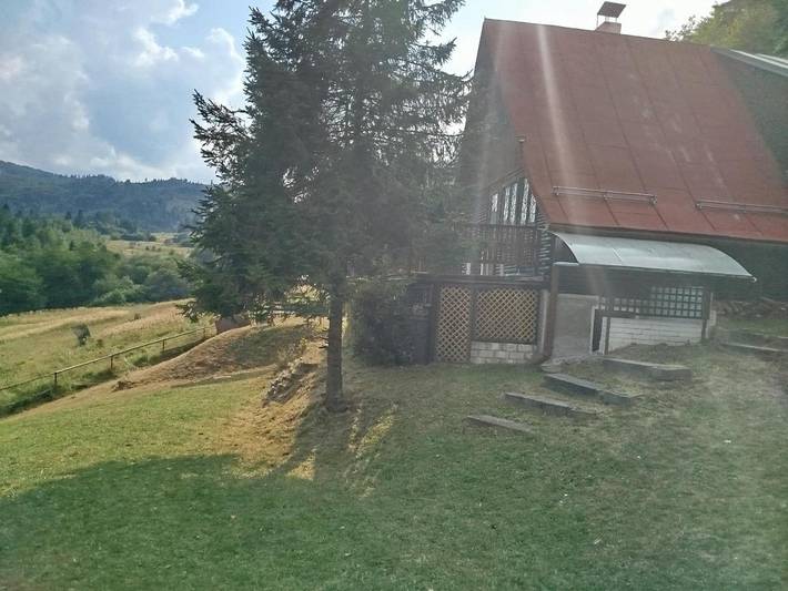 Ferienhaus für 9 Personen, mit Garten und Balkon sowie Ausblick in der Slowakei