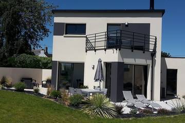 Gîte pour 4 personnes, avec balcon et jardin dans Plage Traon Nevez Plouezoc H