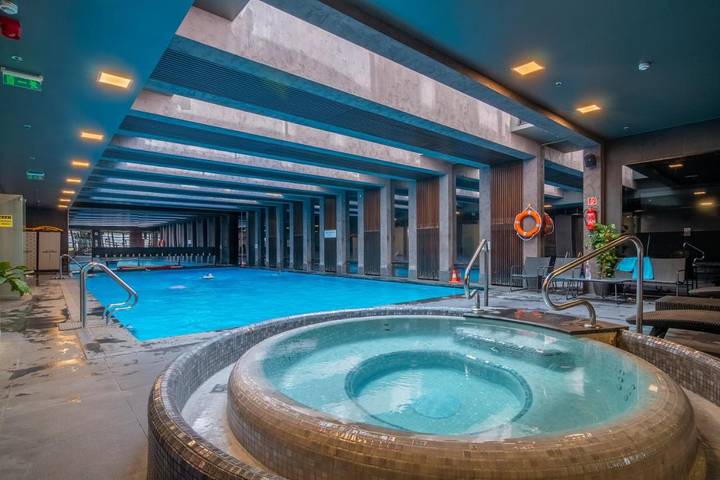 Vakantieappartement voor 2 personen, with zwembad and sauna as well as whirlpool and tuin in Boedapest