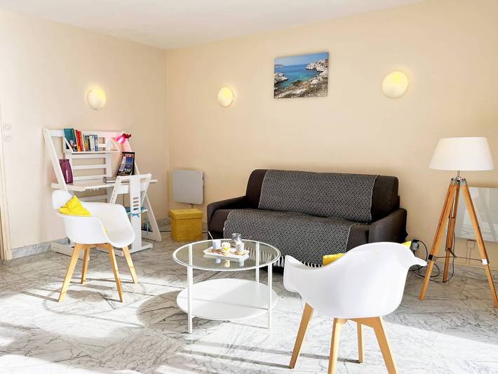 Ganze Wohnung, Meerblick Apartment 2 Zimmer - 5 Schlafplätze - Le Lavandou in Cavalière, Le Lavandou