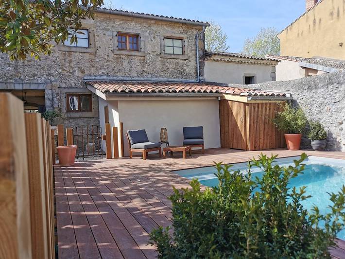 Gîte pour 4 personnes, avec terrasse ainsi que jardin et piscine à Mirepoix - 4