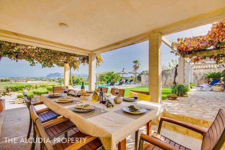 Villa für 9 Personen, mit Terrasse und Garten in Alcúdia - 2