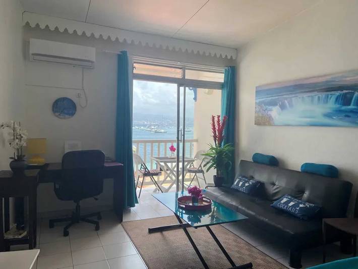 Estudio entero, Estudio encantador en Les Trois-Îlets con vista al mar in Anse Mitan, Les Trois-Îlets
