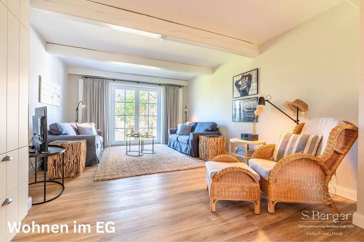 Ganze Wohnung, Entspannender Urlaub in der charmanten Ferienwohnung „Wening tri“! in Wrixum, Föhr